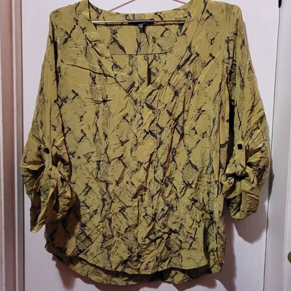 100% Silk Matty M Snakeskin Shirt - Size M - Picture 1 of 9